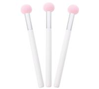 TINEASUR Set 3 Pezzi Pennelli in Spugna Non-latex Bianco con Punta a Fungo per Viso, Correttore e Applicazione Fondotinta, Sensazione Confortevole per Make Up Femminile