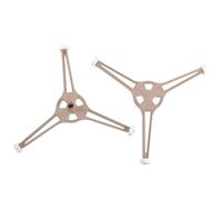 TINEASUR Supporto Girevole per Microonde 2 Pezzi Rullo Rotante in Plastica Resistente ad Alte Temperature, Anello di Supporto per Piatto Vassoio Portapiatti, Ricambio per Forno a Microonde