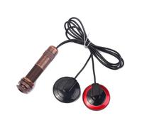 TINEASUR Trasduttore Piezo per Mandolino con Sensore Interno e Jack Stereo da 1/4 Pollice, Microfono Amplificatore in Rame ed Elettrone per Violino e Viola
