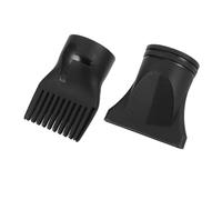 TINEASUR Ugelli per Asciugacapelli 2 Pezzi Set, Accessori per Styling Salone, Ugello Piatto e Pettine per Modellare e Asciugare Chioma, Compatibili con Phon Professionali