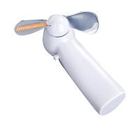 TINEASUR Ventilatore Portatile Led Mini Per Scrivania Ventilatore Da Ufficio Compatto e Leggero Funzionamento Senza Batteria Design Moderno Bianco Per Casa e Ufficio Estivo