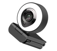 TINEASUR Web Camera Full HD Auto-focusing e Luce Integrata per Streaming Videochiamate e Lezioni Online 5mp 2592x1944 Risoluzione USB 2.0