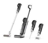 Tineco FLOOR ONE S5 Combo Power Kit 3-in-1 Lavapavimenti, Aspirapolvere Intelligente per Bagnato e Asciutto, Aspirabriciole, per Peli di Animali Domestici, Display, App e Assistente Vocale