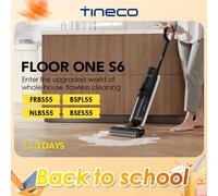 Tineco Floor One S6 Cordless Wet Dry Aspirapolvere Lavapavimenti Mop All-in-One per pavimenti duri LED Pulizia dei bordi bifacciali
