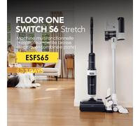 Tineco Floor ONE Switch S6 Stretch Aspirapolvere Wet Dry Multifunzione 180 ° Pulizia a doppio bordo con tempo di esecuzione Lay-Flat da 65 minuti