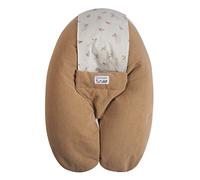 Tinéo - Cuscino per gravidanza - Cuscino per allattamento multifunzione multirelax Spugna - sfoderabile - Made in France - 78 cm x 44 cm (nocciola/alberi)