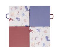 TINEO Tappeto intelligente Tesori dell'oceano 3 in 1 - Evolutivo - Rivestimento sfoderabile - 120x120 cm -