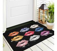 Tingere Le Labbra Zerbini Per Interni,Tappeto Ingresso Zerbino Morbidi Arte Fantasy Per Interni Cucina Porta Anteriore Posteriore Animali Domestici E Cani,60X90Cm Colore