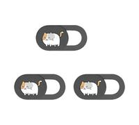 TingHaoO 3pcs Coperture Della Macchina Fotografica Webcam Slide Web Privacy Protector Sticker Cartoon Gattino Per La Compatibilità Laptop