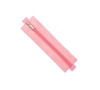 TingHaoO Astuccio semplice con fibbia elastica astuccio portapenne organizer per matite portatili forniture scolastiche, rosa