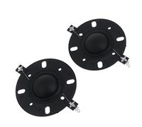 TingHaoO Bobina vocale da 25,5 mm Tweeter in corno nero Pellicola a membrana in seta Treble Round Frame 5.4ohm 25.5mm Core Riparazioni Parti Kit di riparazione bobina di ricambio