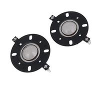 TingHaoO Bobina vocale da 25,5 mm Tweeter in corno nero Pellicola a membrana in seta Treble Round Frame 5.4ohm 25.5mm Core Riparazioni Parti Kit di riparazione bobina di ricambio