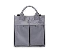 TingHaoO Borsa a tracolla alla moda Elegante borsa a tracolla in nylon per le donne che offre durata e ampio spazio di archiviazione per l'uso quotidiano Studente alla moda, grigio, One Size