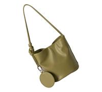 TingHaoO Borsa a tracolla contemporanea Premium staccabile fascino design compatto PU borsa ascellare borse per donne ragazze borsa a tracolla da donna, Verde, One Size