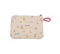 TingHaoO Borsa per il trucco da viaggio Borsa cosmetica trapuntata Organizzatori per la cura della pelle dei cartoni animati piccole cerniere bella toilette portamonete articoli da toeletta Cartoon