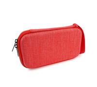 TingHaoO Borsa per penne con stampa per bambini, resistente all'acqua, in tessuto resistente agli urti, per scuola e viaggi, Rosso