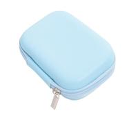 TingHaoO Borsa portatile per auricolari Borsa per cavi dati Custodia multifunzione per fotocamera digitale protettiva leggera fotocamera da viaggio, Blu