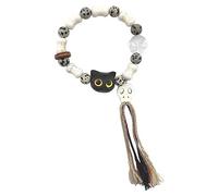 TingHaoO Carino nero per le donne Estetico Catena da Polso Alla Moda Perline Braccialetto Gioielli Alla Moda Ragazze Coppie Relazione Gioielli e Uomini Fascino Braccialetti Accessori Moda