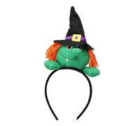 TingHaoO Cerchietto per capelli con zucca farcita per feste di Halloween, accessorio per feste di famiglia, festival, decorazione per la stanza, accessorio per costume carino festa a tema