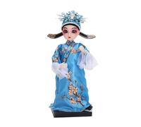 TingHaoO Elegante statuetta di Opere di Pechino con base personaggi tradizionali cinesi bambole burattino per festival ed eventi speciali regalo