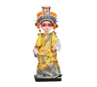 TingHaoO Elegante statuetta di Opere di Pechino con base personaggi tradizionali cinesi bambole burattino per festival ed eventi speciali regalo
