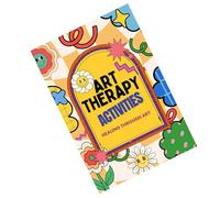 TingHaoO Libro di lavoro terapeutico per la salute mentale, rilegatura a doppia spirale, diario di pensiero, pianificatore di benessere, libro di attività per il benessere emotivo, planner artistico