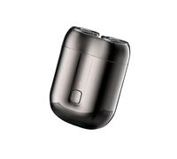 TingHaoO Rasoio elettrico da viaggio uomo tascabile lavabile elettronico ricaricabile cordless viso rasatura barba trimmer rasoio da viaggio