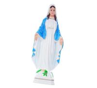 TingHaoO Statua Vergini Maria Per Altari Cattolici Decori Beati Madre Figura Religiosa Mamma Casa Decorazioni Religiose Beati Madre Figurine Sculture