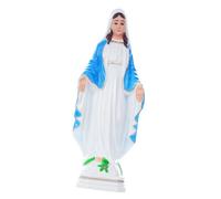 TingHaoO Statua Vergini Maria Per Altari Cattolici Decori Beati Madre Figura Religiosa Mamma Casa Decorazioni Religiose Beati Madre Figurine Sculture