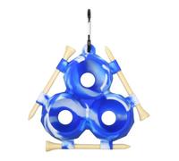 TingHaoO Supporto in silicone per palline da golf, custodia protettiva in morbido silicone con 3 tee per giocatore, allenamento di golf, essenziale