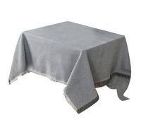 TingHaoO Tovaglia decorativa rettangolare antimacchia, in tessuto di cotone e lino, lavabile e resistente allo sbiadimento, decorazione per la tavola per la cucina e la sala da pranzo