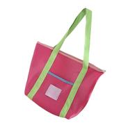 TingHaoO Traspirante Quick Dry Mesh Shoulder Bag Grande Capacità Spiaggia Vacanza Borsa Pieghevole Per Nuoto Palestra Shopping Viaggio Portatile Pieghevole Borsa Esterna, D, One Size