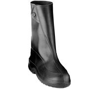 TINGLEY Copriscarpe in gomma, 25,4 cm, 1400, con bottoni, nero, taglia XL, Nero, X-Large