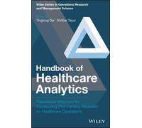 Tinglong Dai Handbook of Healthcare Analytics (Copertina rigida)