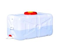 TINGMIAN Contenitore per acqua con rubinetto, portatile, in plastica, per campeggio, attività all'aperto, guida, escursionismo, pesca, emergenze (50 L)
