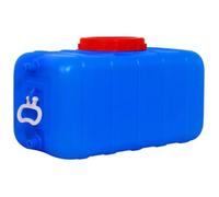TINGMIAN Contenitore per acqua portatile da 25 l/50 l/100 l/150 l/200 l, secchio con rubinetto, per escursionismo, picnic, viaggi e barbecue all'aperto (blu, 200 l)