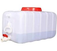 TINGMIAN Contenitore Portatile for Secchio d'Acqua Ispessito Auto con Rubinetto Viaggi Autonomi/all'aperto(50L)