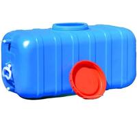 TINGMIAN Grande secchio per serbatoio dell'acqua, per campeggio, casa, auto, lavatrice, con accessori per uscita (blu, 25 l)