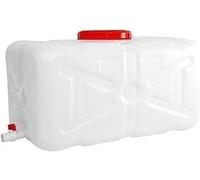 TINGMIAN Serbatoio d'Acqua Portatile con Rubinetto Forte Tenuta alle Perdite Design della Maniglia, Facile Trasporto Protezione Ambientale E Igiene(100L)