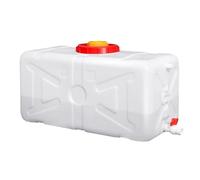 TINGMIAN Serbatoio dell'acqua da esterno 25L/30L/48L/75L/150L/200L contenitore in plastica spessa per uso alimentare con rubinetto, costruzione agricola irrigazione campeggio ed escursionismo (48L)