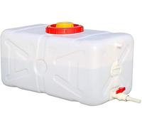 TINGMIAN Serbatoio dell'Acqua Grande capacità Secchio Plastica con Valvola Buona Resistenza Facile Pulire Durevole Trasportare(50L)