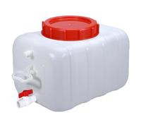 TINGMIAN Serbatoio Stoccaggio dell'Acqua Quadrato Orizzontale Fermentatore con Coperchio Secchio Plastica Uso Alimentare Durevole Valido Aiuto Vita all'Aria Aperta(110L/29gallon)