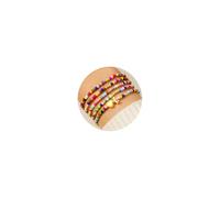TINGN 5 bracciali colorati con perle da donna e ragazza, realizzati a mano, con lettere boho a cuore, impilabili, set di braccialetti personalizzati per donne, adolescenti, ragazze