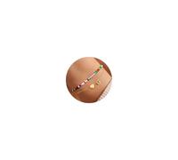 TINGN Bracciale da donna in oro 14 carati, placcato oro 14 carati, con lettere, personalizzato, con perle, regalo per donne, fidanzate, adolescenti, ragazze, gioielli da donna