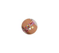 TINGN Bracciale da donna in oro - Braccialetto colorato con perle a forma di cuore, bracciali dorati, lettere dalla A alla Z, regalo personalizzato per donne, adolescenti, ragazze, migliori regali per
