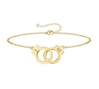 TINGN Bracciale da donna in oro con due lettere, placcato oro 14 carati, con lettere, bracciale per adolescenti, ragazze, gioielli in oro, regali personalizzati