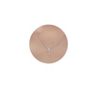 TINGN Collana da donna con croce placcata in oro 14 carati, con ciondolo a forma di croce, elegante collana girocollo per donne, cristianesimo, gioielli da donna, gioielli di alta qualità, idea regalo