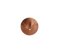 TINGN Collana da donna in oro - Collana placcata in oro 14 carati con lettera, collana dorata a forma di cuore da donna, per ragazze, ragazze, mamma, compleanno, Ottone