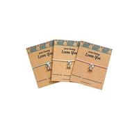 TINGN Regali di Pasqua per bambini, in acciaio inox, con ciondolo a forma di coniglio, braccialetti per ragazze, carini biglietti di amicizia, braccialetti regolabili con coniglietto, regali di Pasqua