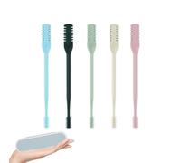 TINGTING 5 pezzi 2 in 1 Nose Hair Trimmer, tagliacapelli da naso Double Sided Nose Hair Knife Nostril Hair Remover Tool Portatile Manuale Safe and Thorough Nose Hair Removal per donne e uomini